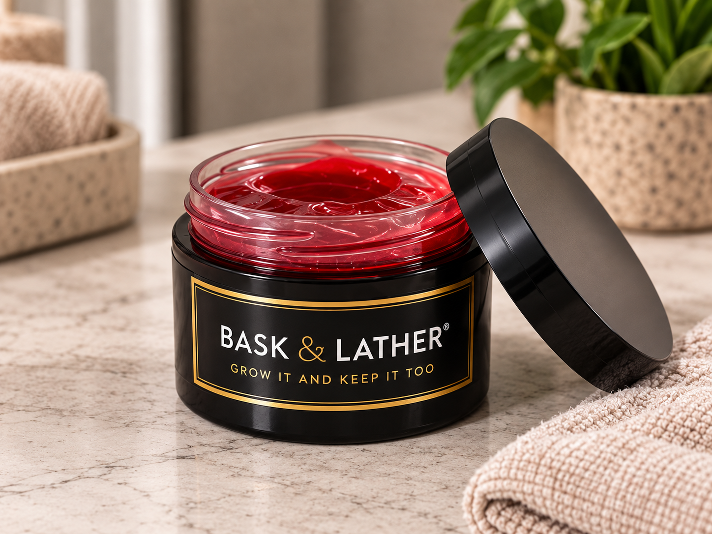 Bask & Lather edge control gel